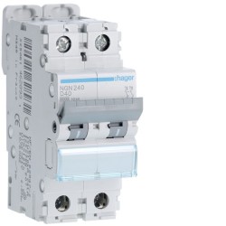 Disj.2P 6-10kA D-40A 2m - DISJONCTEURS MULTI. HAGER NGN240