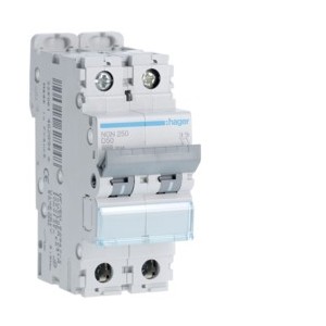 Disj.2P 6-10kA D-50A 2m - DISJONCTEURS MULTI.  HAGER NGN250