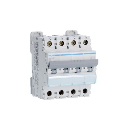 Disj.4P 6-10kA D-1A 4m - DISJONCTEURS MULTI.  HAGER NGN401