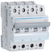 Disj.4P 6-10kA D-10A 4m - DISJONCTEURS MULTI.  HAGER NGN410