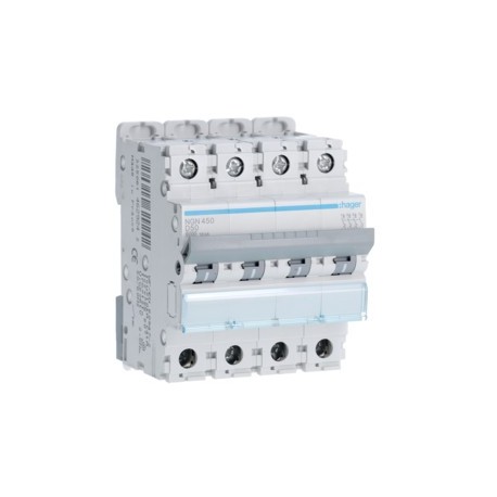 Disj.4P 6-10kA D-50A 4m - DISJONCTEURS MULTI.  HAGER NGN450