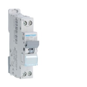 Disj.1P+N 6-10kA D-20A 1m - DISJONCTEURS PH+N  HAGER NGT720