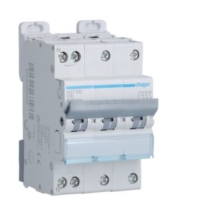 Disj.3P+N 6-10kA D-10A 3m - DISJONCTEURS MULTI.  HAGER NGT810