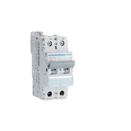 Disj.2P 10-15kA C-50A 2m - DISJONCTEURS MULTI.  HAGER NKN250