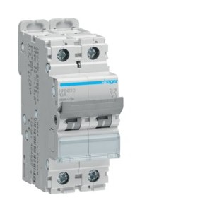 Disj.2P 25kA C-10A 2m - DISJONCTEURS MULTI.  HAGER NRN210