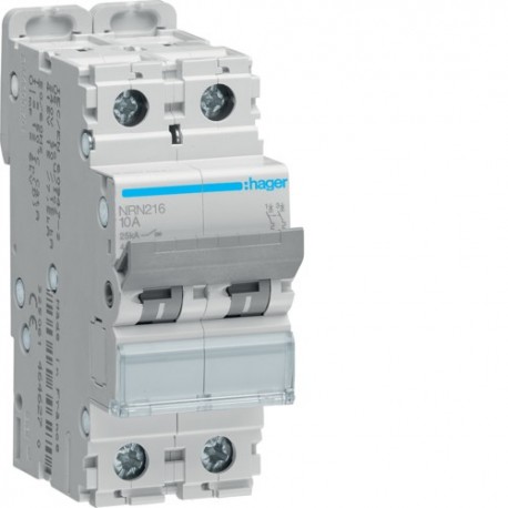 Disj.2P 25kA C-16A 2m - DISJONCTEURS MULTI.  HAGER NRN216
