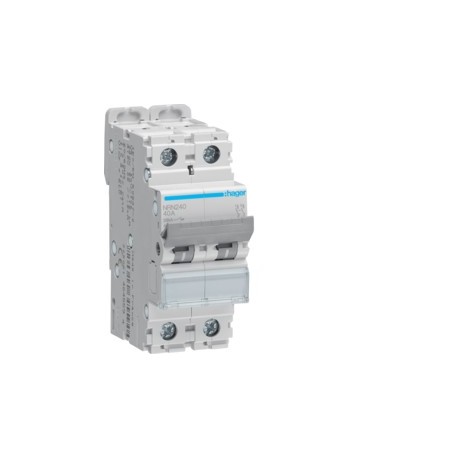 Disj.2P 20kA C-40A 2m - DISJONCTEURS MULTI.  HAGER NRN240