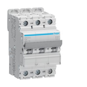 Disj.3P 25kA C-10A 3m - DISJONCTEURS MULTI.  HAGER NRN310