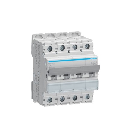Disj.4P 25kA C-20A 4m - DISJONCTEURS MULTI.  HAGER NRN420