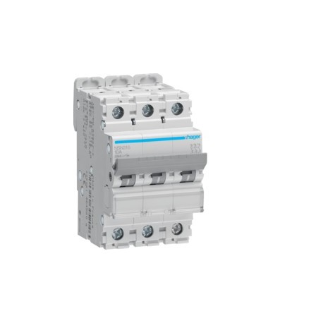 Disj.3P 25kA  D-16A 3m - DISJONCTEURS MULTI.  HAGER NSN316