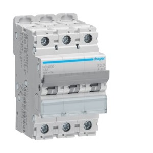 Disj.3P 15kA  D-50A 3m - DISJONCTEURS MULTI.  HAGER NSN350