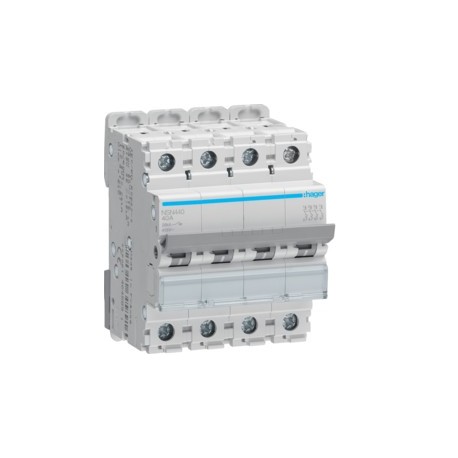 Disj.4P 20kA  D-40A 4m - DISJONCTEURS MULTI.  HAGER NSN440