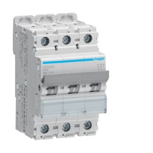 Disj.4P 15kA  D-50A 4m - DISJONCTEURS MULTI.  HAGER NSN450