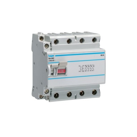 Inter à déclencht libre 4P 63A -   HAGER SA463