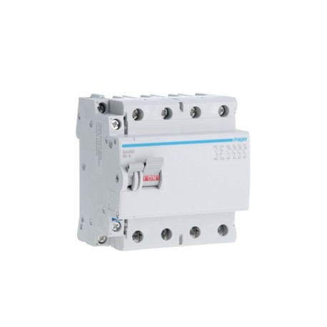 Inter à déclencht libre 4P 80A -   HAGER SA480