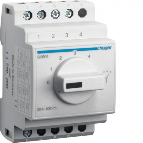 Commutateur à gradins - COMMANDE SIGNAL  HAGER SK604