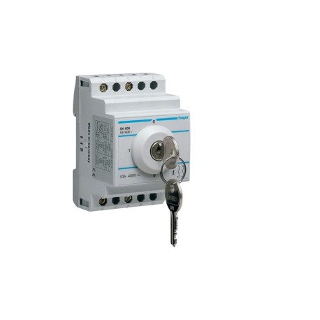 Interrupteur à clé - COMMANDE SIGNAL  HAGER SK606