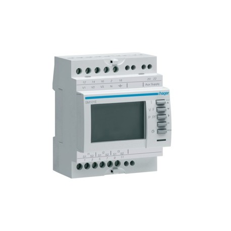 Centrale de mesure modulaire - COMMANDE SIGNAL HAGER SM101E