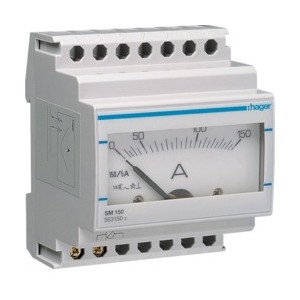 Ampérem. analog indirect 150A - COMMANDE SIGNAL  HAGER SM150