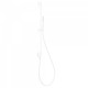 Barre coulissante avec prise d’eau au mur Ø 14 mm. Long. 760 mm. Douchette anticalcaire. (034.116.01). Flexible. - TRES 03493101
