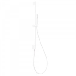 Barre coulissante avec prise d’eau au mur Ø 14 mm. Long. 760 mm. Douchette anticalcaire. (034.116.01). Flexible. - TRES 03493101