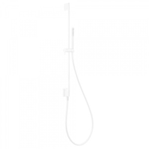 Barre coulissante avec prise d’eau au mur Ø 14 mm. Long. 760 mm. Douchette anticalcaire. (034.116.01). Flexible. - TRES 03493101