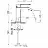 Mitigeur lavabo avec bec cascade - TRES 00610101