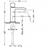 Mitigeur lavabo robinet cascade bec ouvert - TRES 00611002