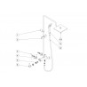 Ensemble mitigeur douche LEX CHROME - TRES 08119301