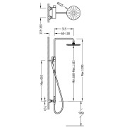 Ensemble mitigeur douche LEX - TRES 08119702