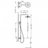 Ensemble mitigeur douche LEX - TRES 08119702