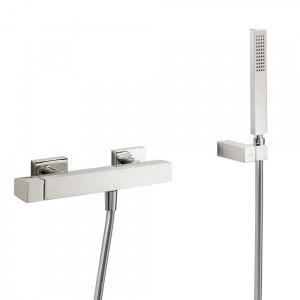 Mitigeur douche SLIM Acier  - TRES 20216701AC