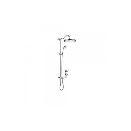 Kit thermostatique de douche encastré avec fermeture et réglage du débit (2 voies) - TRES 24235203