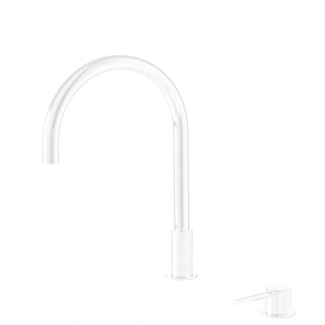 Lavabo mitigeur sur gorge Blanc Mat STUDY - TRES BM