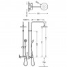 Ensemble mitigeur douche LEX - TRES 081192