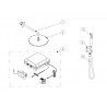 Kit de douche thermostatique électronique et encastré SHOWER TECHNOLOGY avec contrôle électronique compris (blanc) - TRES 092865