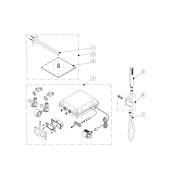 Kit de douche thermostatique électronique et encastré SHOWER TECHNOLOGY Chromé  - TRES 09286563