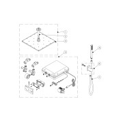 Kit de douche thermostatique électronique et encastré (2 voies) SHOWER TECHNOLOGY - TRES 09286564
