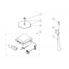 Kit de douche thermostatique électronique et encastré SHOWER TECHNOLOGY avec contrôle électronique compris (blanc) - TRES 092865