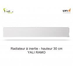 Radiateur électrique LVI - YALI Ramo Plinthe 750W - inertie fluide (haut.300) 3713082