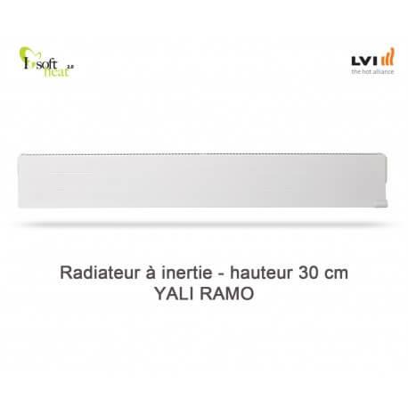Radiateur électrique LVI - YALI Ramo Plinthe 1000W - inertie fluide (haut.300) 3713102
