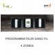 Programmateur sans fil 4 ZONES - LVI - 4505604