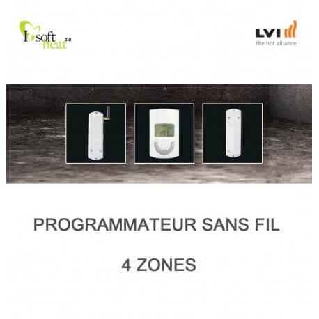 Programmateur sans fil 4 ZONES - LVI - 4505604