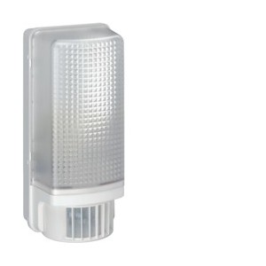 Hublot 60W détect IR 110 blanc - GESTION ECLAIRAGE  HAGER 52045