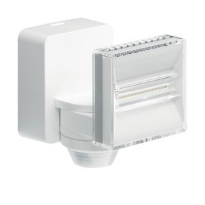 Proj LED 12W blanc detecteur - GESTION ECLAIRAGE  HAGER EE632