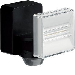 Proj LED 12W noir detecteur - GESTION ECLAIRAGE HAGER EE642