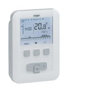 TAP digital 230V 7J - GEST CHAUF EAU CH  HAGER EK530