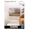 Radiateur Campa CAMPAVER Ultime 3.0 Horizontal Reflet - radiateur electrique verre