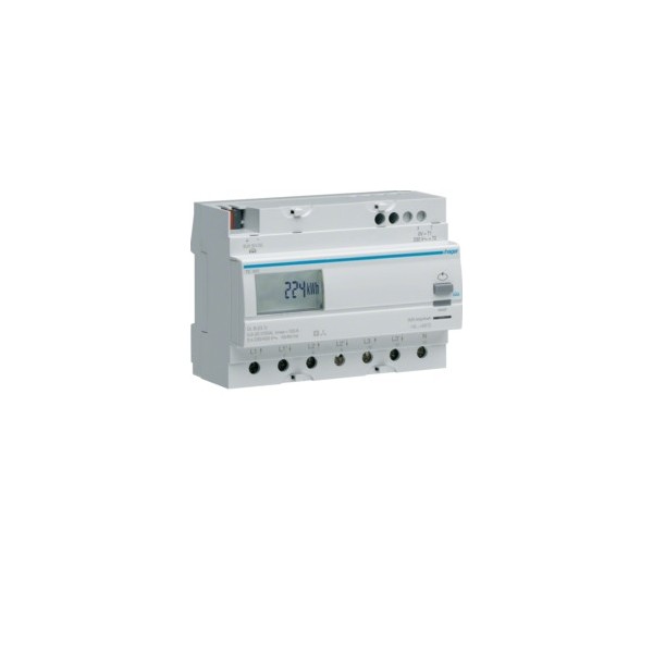 HAGER-ec360-metre de compteur d'énergie 100 A 230 V direct HAGER-ec360-metre de compteur d'énergie 100 A 230 V direct