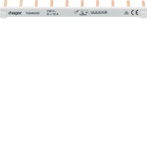 Barre de pontage pour TxM620D - TEBIS  HAGER TGM620D